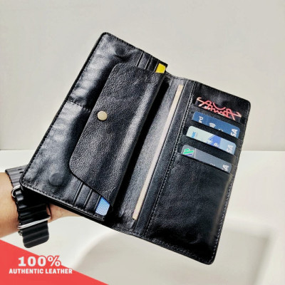 Mens's Fashionable Semi Long Wallet-SJ483