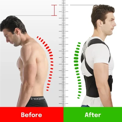 Adjustable Back Posture Belt [ছেলে মেয়ে উভয় ব্যবহার করতে পারবে]