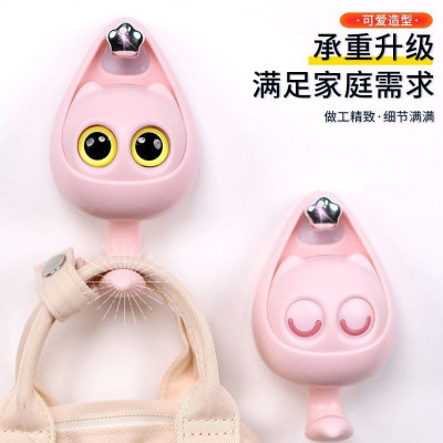 2 Pcs – Cartoon Cat Wall Hooks – Cute & Multi-Use